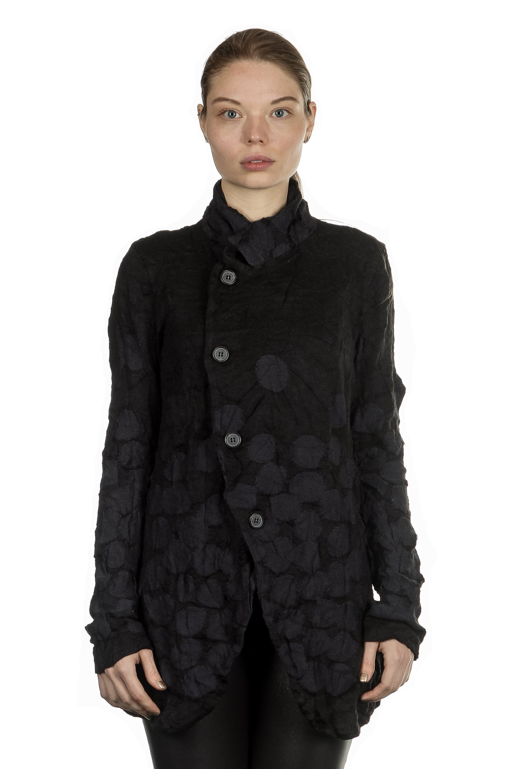 Y's Yohji Yamamoto Damen Avantgarde Strickjacke schwarz