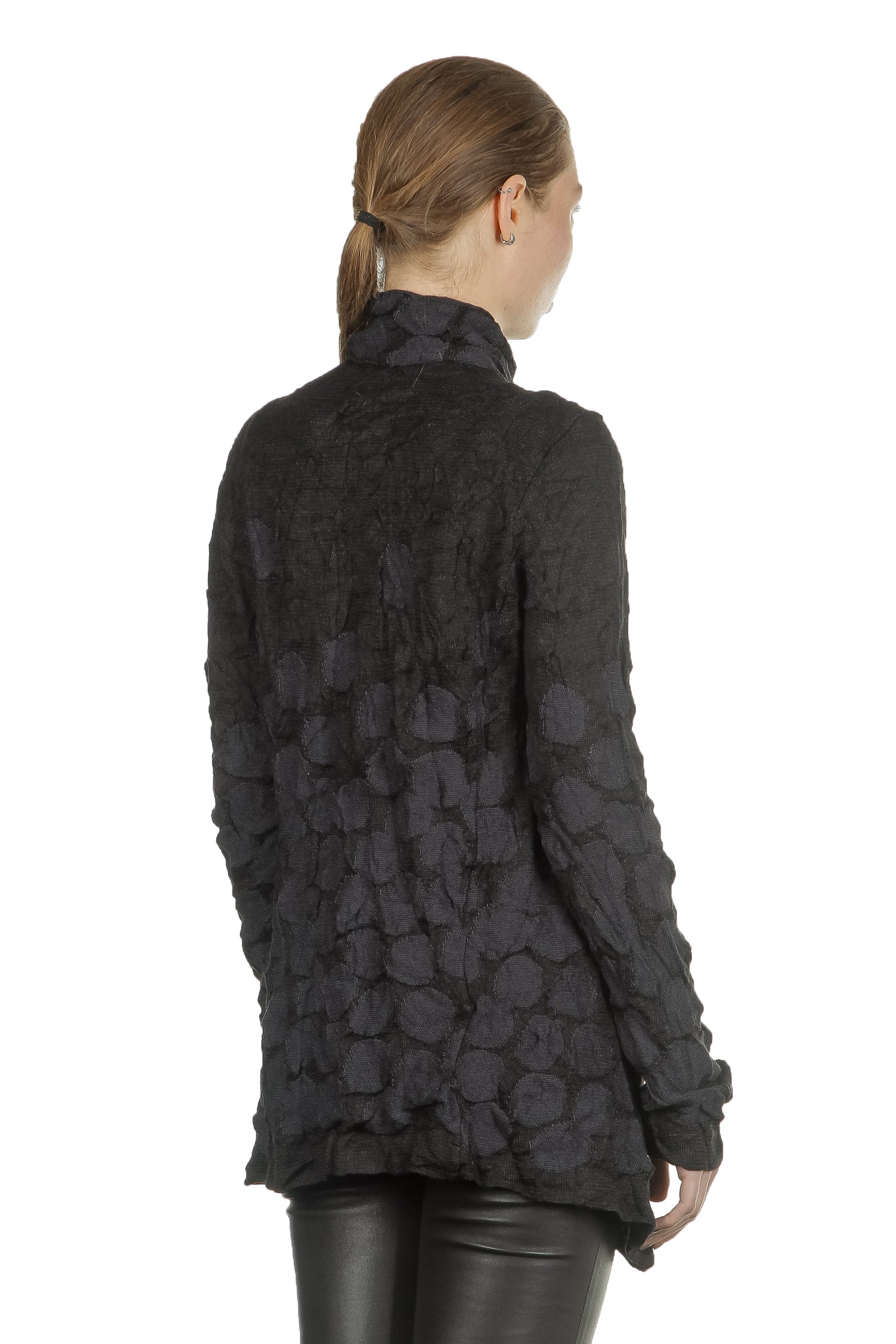 Y's Yohji Yamamoto Damen Avantgarde Strickjacke schwarz