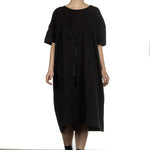 Y's Yohji Yamamoto Damen Avantgarde T-Shirt-Kleid schwarz