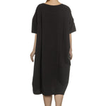 Y's Yohji Yamamoto Damen Avantgarde T-Shirt-Kleid schwarz