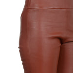 DROMe Damen Leder Hose braun