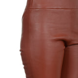 DROMe Damen Leder Hose braun
