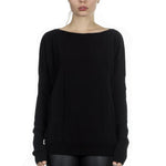 Sarah Pacini Oversized Pullover schwarz