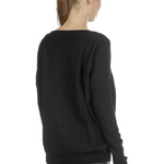 Sarah Pacini Oversized Pullover schwarz