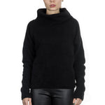 Sarah Pacini Rollkragen Pullover schwarz