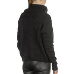 Sarah Pacini Rollkragen Pullover schwarz