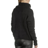 Sarah Pacini Rollkragen Pullover schwarz