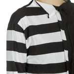 Sarah Pacini Damen Langarm Shirt gestreift schwarz weiss