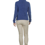 Sarah Pacini Stehkragen Pullover blau