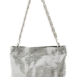 Paco Rabanne Pixel 1969 Umhängetasche silber