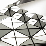 BAO BAO Issey Miyake Umhängetasche schwarz weiß