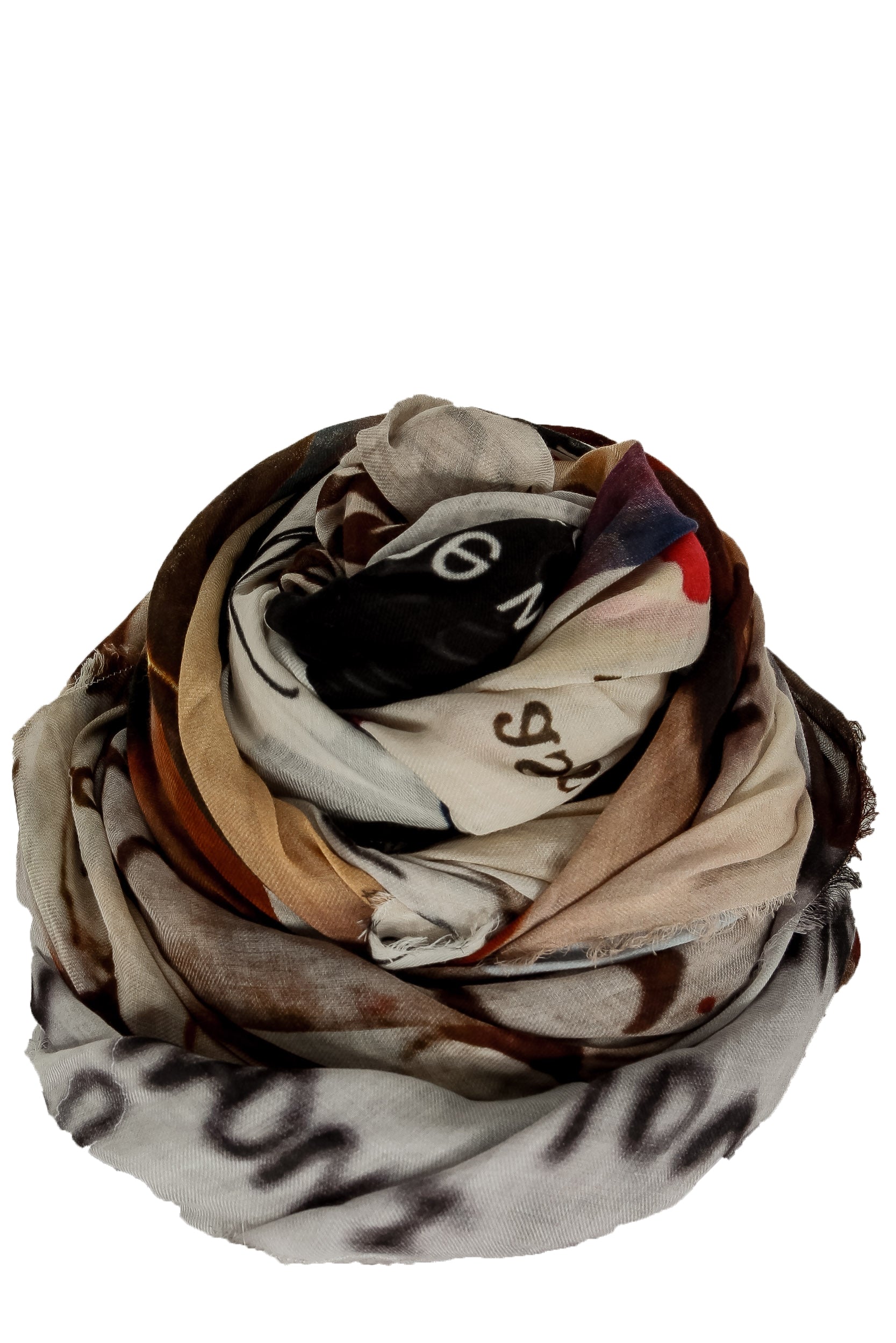 Faliero Sarti Baumwoll Tuch HAPPINESS multicolour