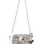 Paco Rabanne Sparkle 1969 Schultertasche silber