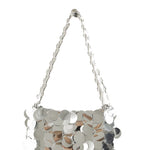 Paco Rabanne Sparkle 1969 Schultertasche silber