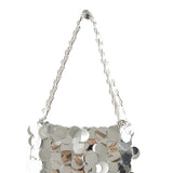 Paco Rabanne Sparkle 1969 Schultertasche silber