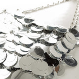 Paco Rabanne Sparkle 1969 Schultertasche silber