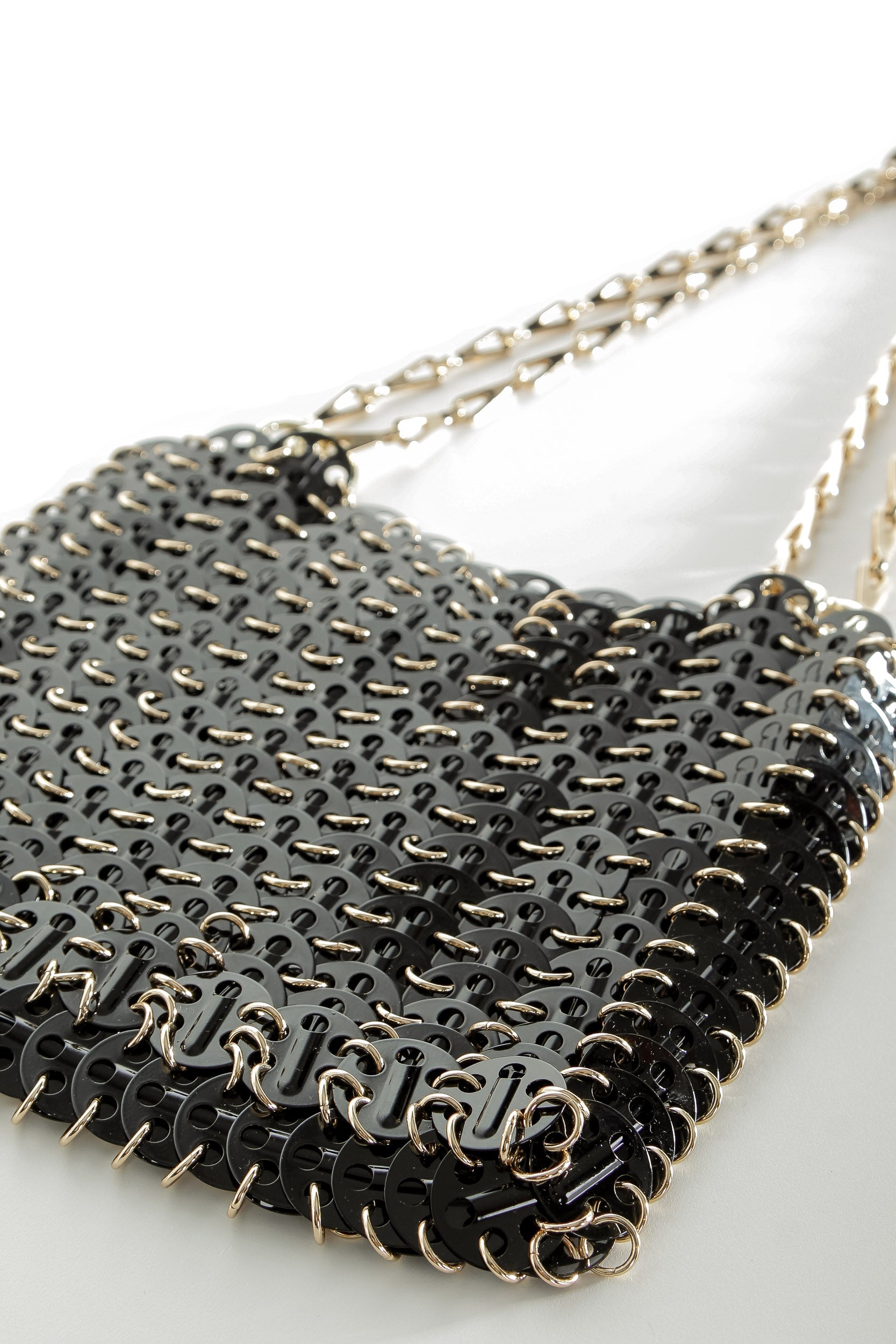 Paco Rabanne 1969 Onyx Black Umhängetasche gold/schwarz