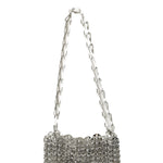 Paco Rabanne 1969 Nano Umhängetasche silber