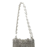 Paco Rabanne 1969 Nano Umhängetasche silber