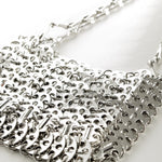 Paco Rabanne 1969 Nano Umhängetasche silber