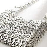 Paco Rabanne 1969 Nano Umhängetasche silber