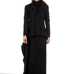 Yohji Yamamoto Damen Avantgarde Blazer schwarz