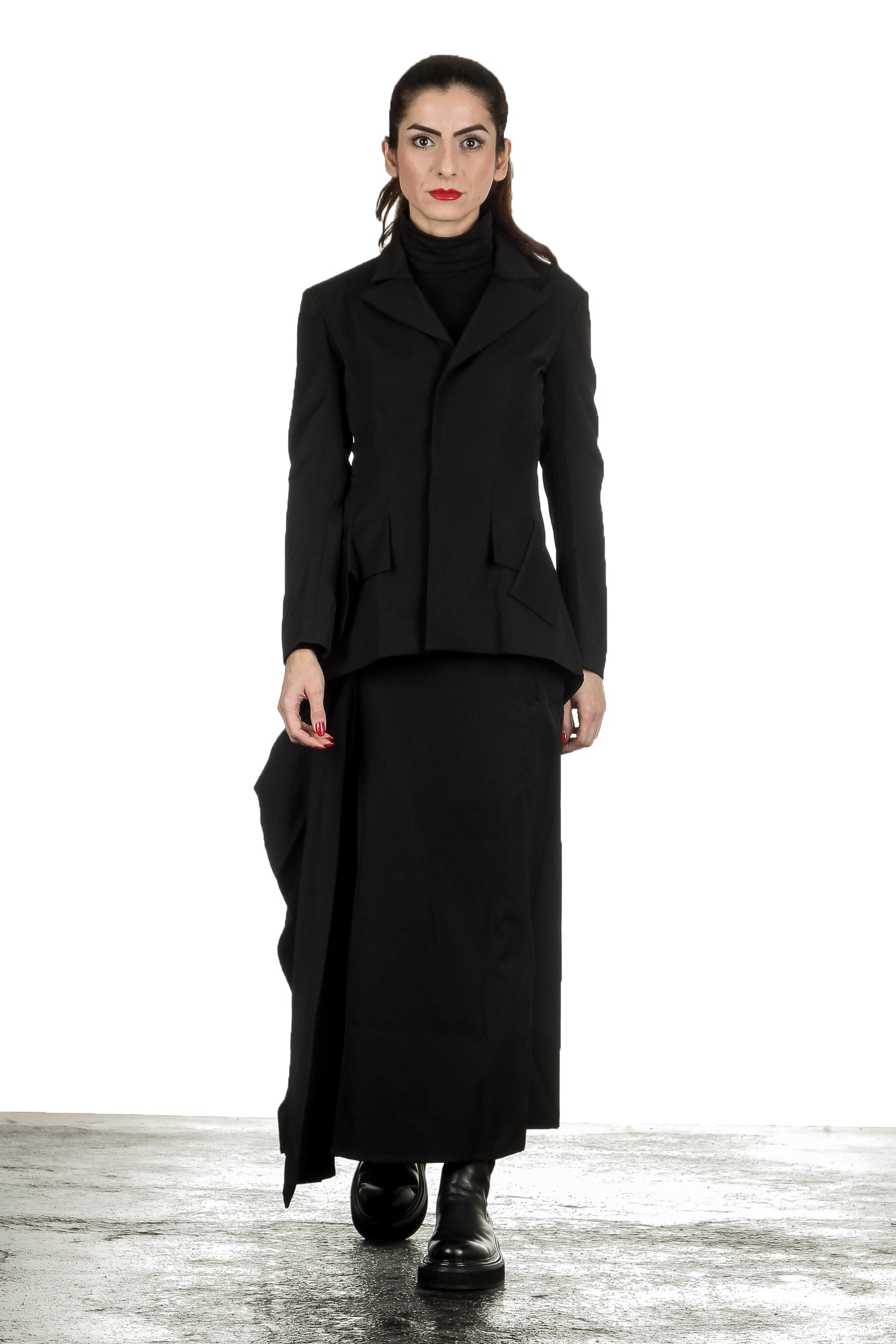 Yohji Yamamoto Damen Avantgarde Blazer schwarz