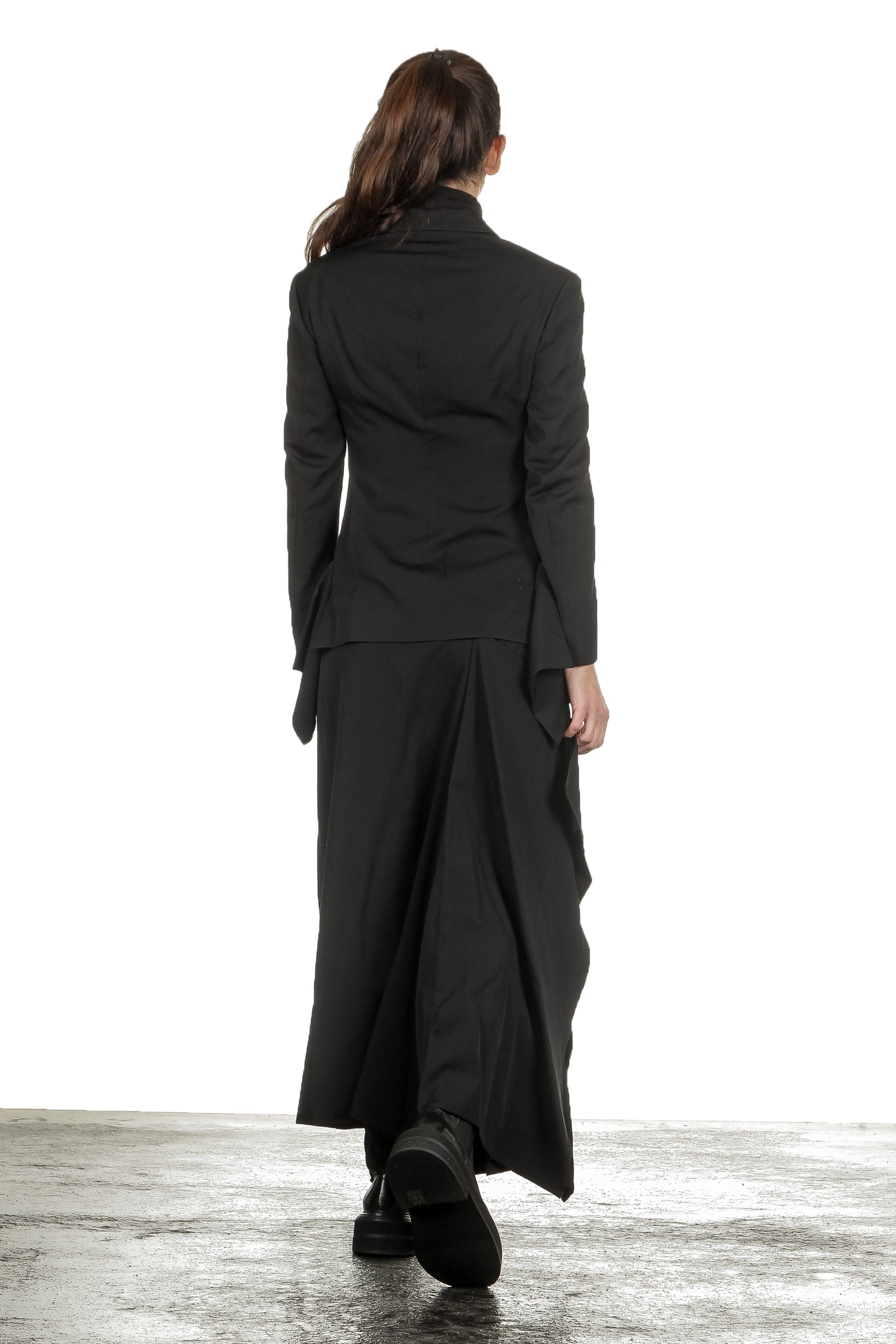 Yohji Yamamoto Damen Avantgarde Blazer schwarz