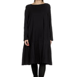 Apuntob Damen Avantgarde Kleid schwarz