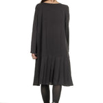 Apuntob Damen Avantgarde Kleid schwarz