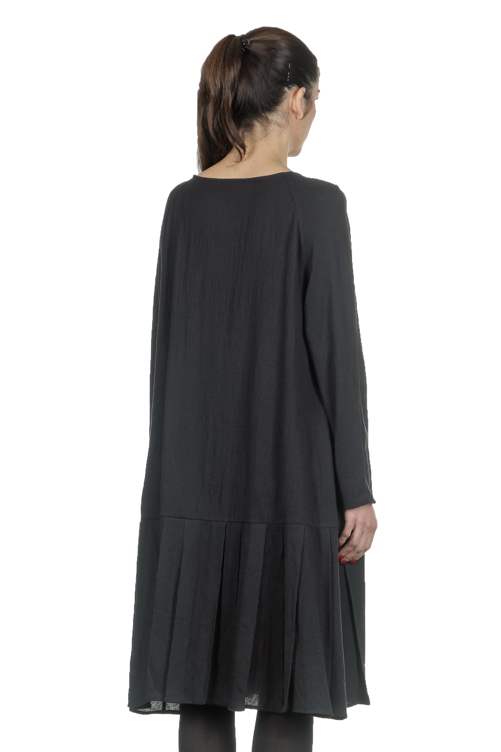 Apuntob Damen Avantgarde Kleid schwarz