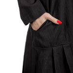 Apuntob Damen Avantgarde Kleid schwarz