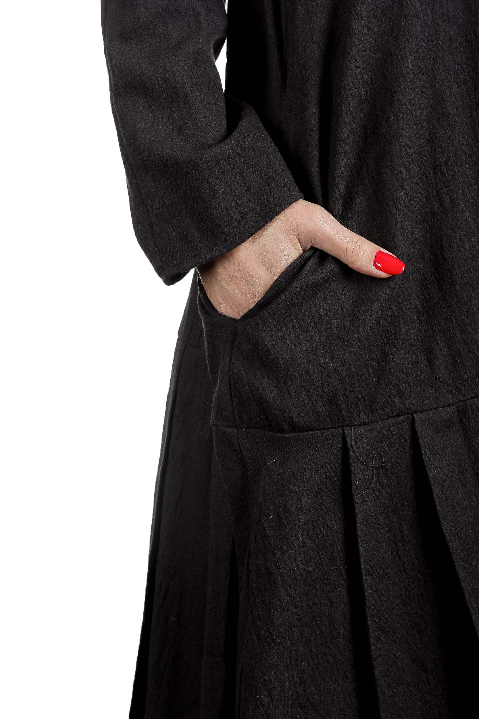 Apuntob Damen Avantgarde Kleid schwarz