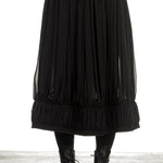 Comme Des Garçons Damen Rock mit Stretchbund schwarz 