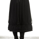 Comme Des Garçons Damen Rock mit Stretchbund schwarz 