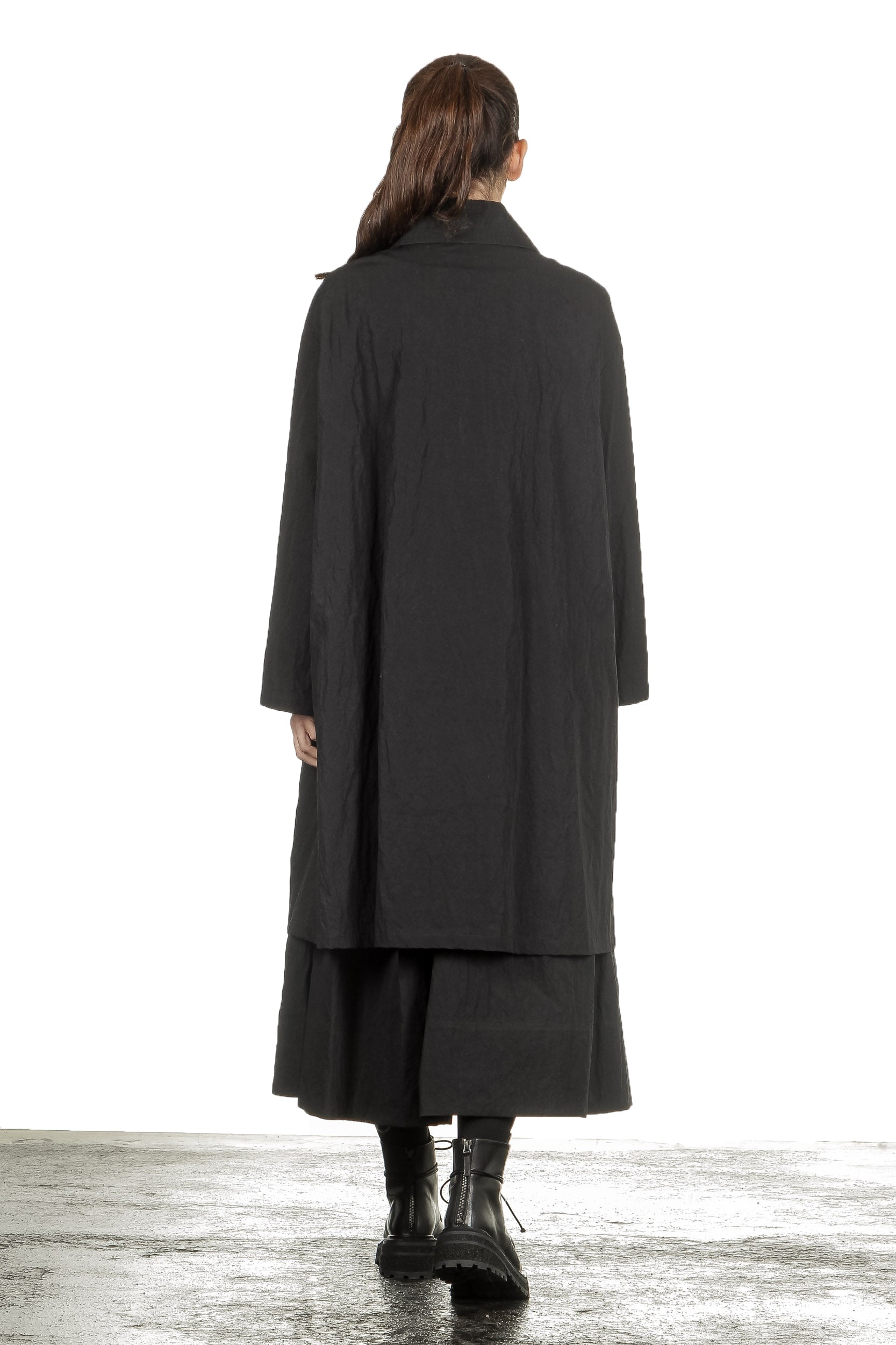 Apuntob Damen Avantgarde Maxirock schwarz