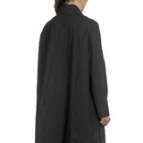 Apuntob Damen Avantgarde Oversized Mantel schwarz