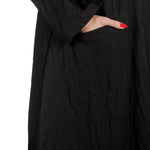 Apuntob Damen Avantgarde Oversized Mantel schwarz