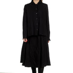 Apuntob Damen Avantgarde Midirock schwarz