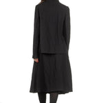 Apuntob Damen Avantgarde Midirock schwarz