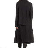 Apuntob Damen Avantgarde Midirock schwarz