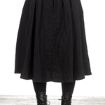 Apuntob Damen Avantgarde Midirock schwarz