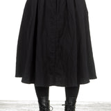 Apuntob Damen Avantgarde Midirock schwarz