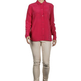 Equipment Seidenbluse magenta