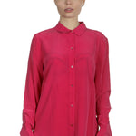 Equipment Seidenbluse magenta