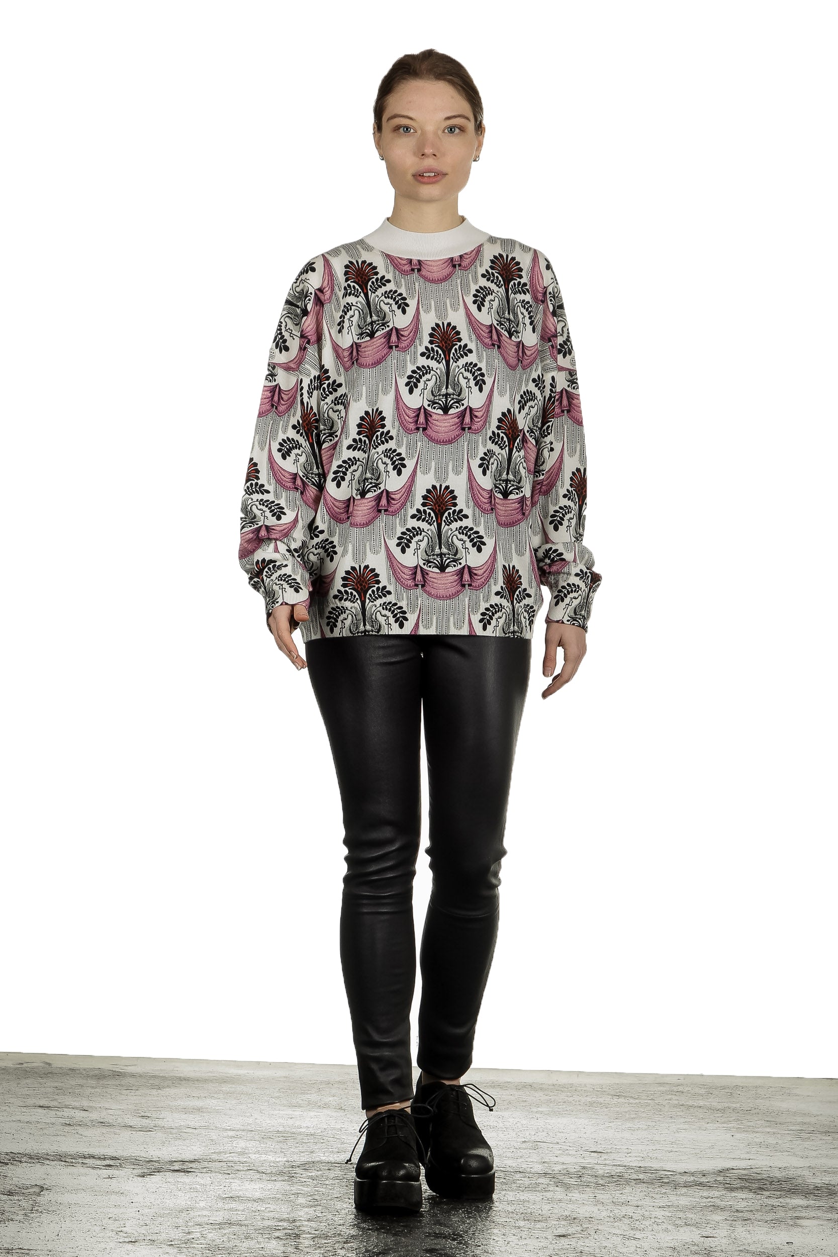 Paco Rabanne Damen Pullover mit Print multicolor