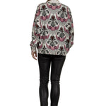 Paco Rabanne Damen Pullover mit Print multicolor