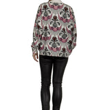 Paco Rabanne Damen Pullover mit Print multicolor