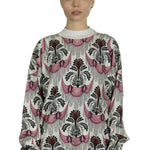 Paco Rabanne Damen Pullover mit Print multicolor