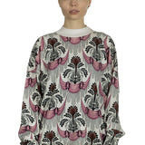 Paco Rabanne Damen Pullover mit Print multicolor